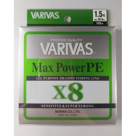 VARIVAS Max Power PE X8, lime green color