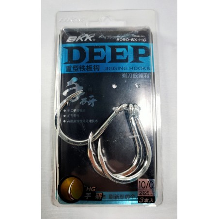 Jigging Hooks BKK DEEP RAZOR SHARP - 8090-6X-HG