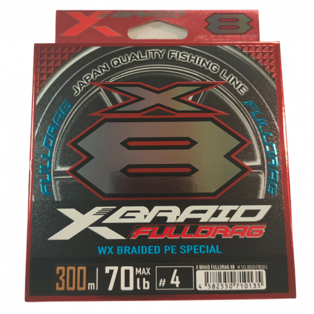 YGK XBraid Full Drag X8 300 m