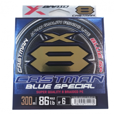 YGK XBraid Castman Blue-SP X8 300m