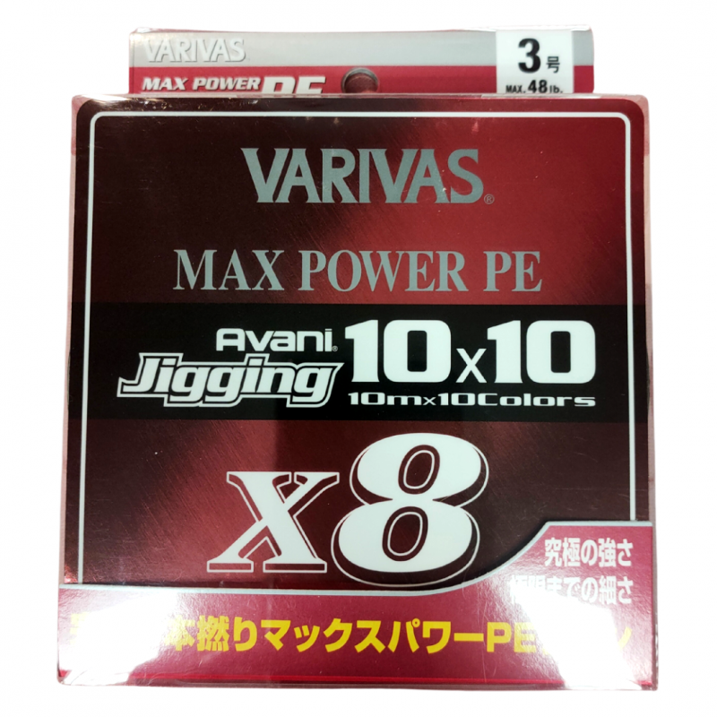 BRAIDS VARIVAS Avani Jigging 10 × 10 Max Power PE X8 300M