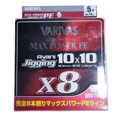 VARIVAS - Avani Jigging 10x10 Max Power PE X8 400M
