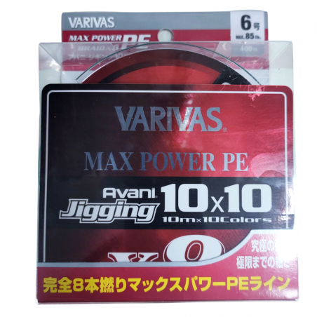 VARIVAS - Avani Jigging 10x10 Max Power PE X8 400M