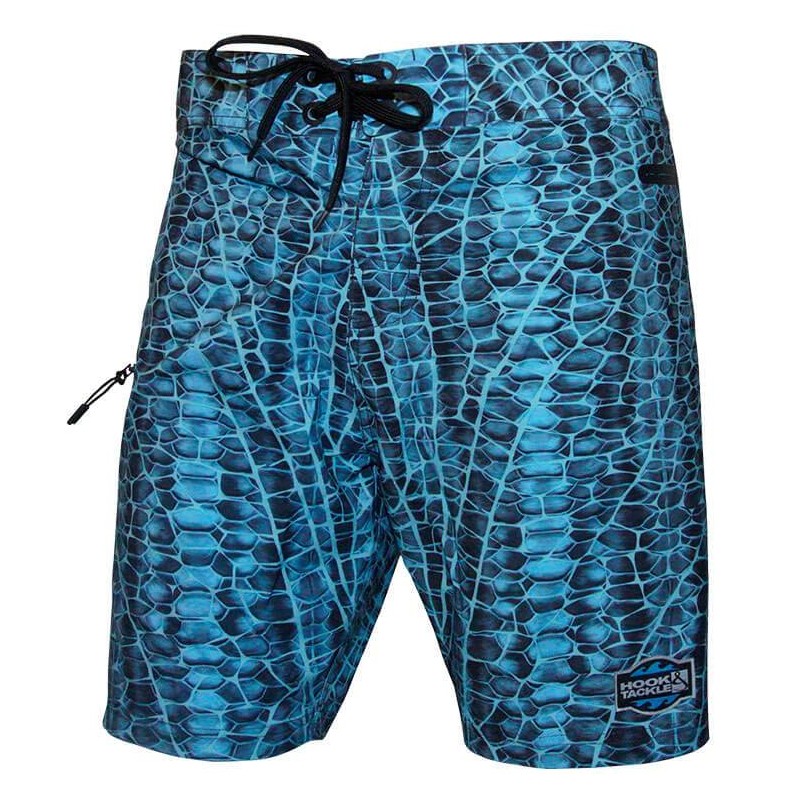 SHORT HOOK&TACKLE - Hydraskin Boardshort - Pacific Blue