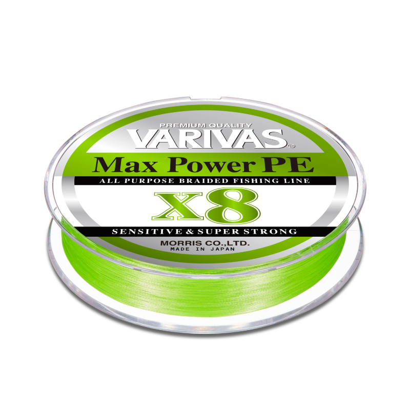 VARIVAS Max Power PE X8 lime green VARIVAS Max Power PE X8 lime green